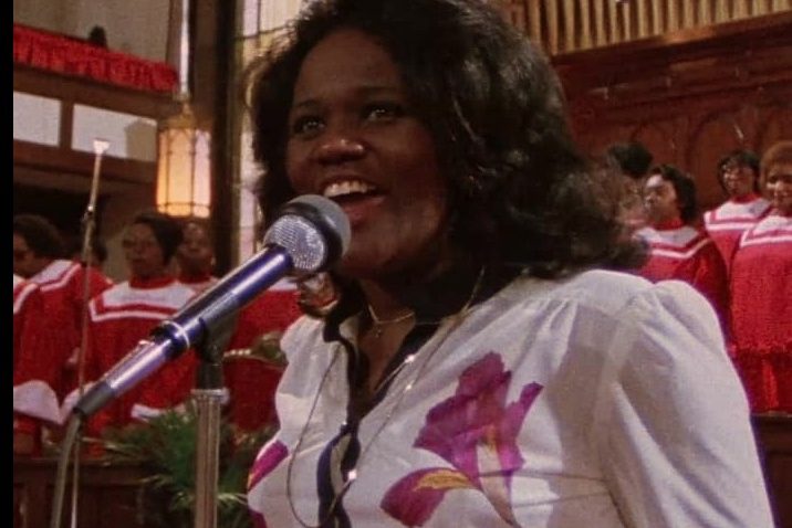 Gospel singer and film star of Say Amen, Somebody sings "I'm Happy" in the restored 1982 classic gospel documentary. Photo courtesy of Milestone Films.